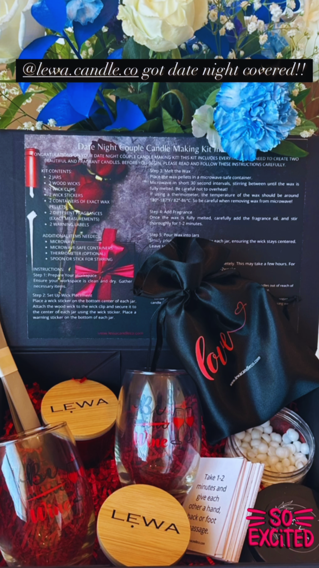 Date Night Couple's Candle Kit